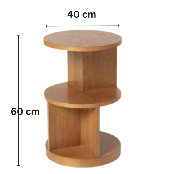 Wooden side table - Image 2