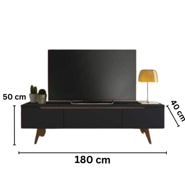 tv unit with wood support - Image 3