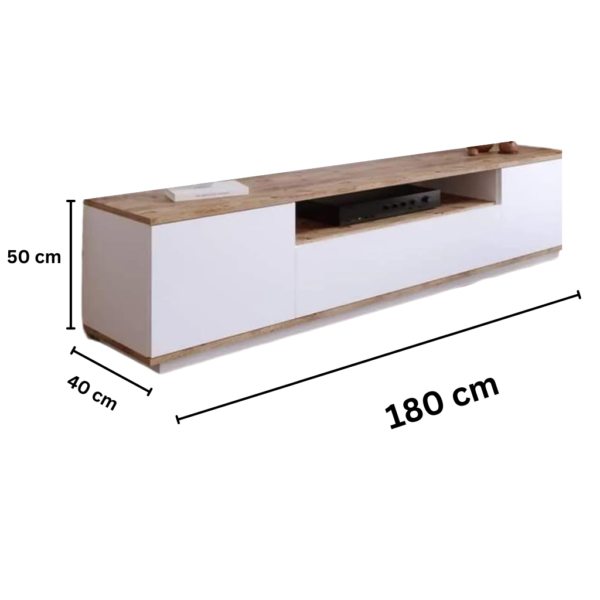 tv unit with wood support - Image 2