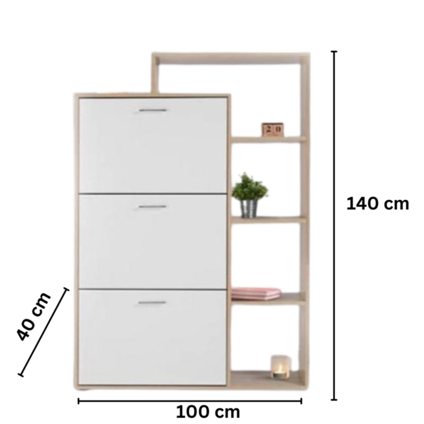 Shoe rack 100 cm - Image 2