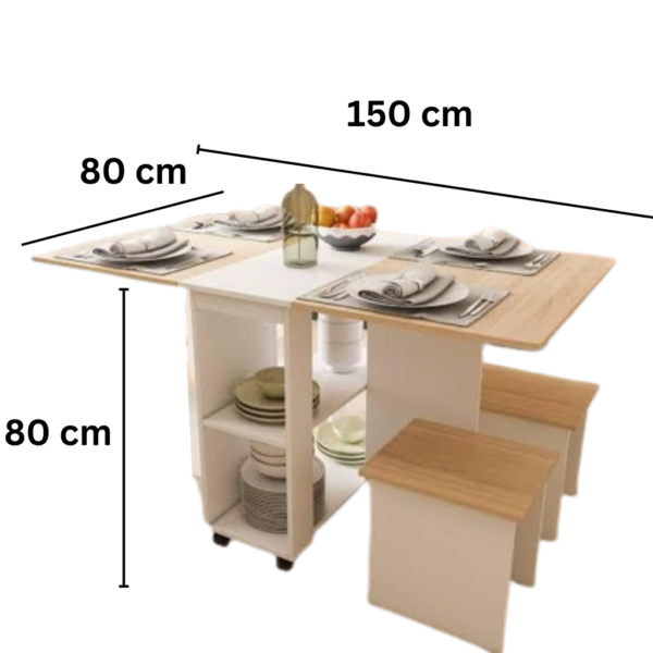 foldable dining table - Image 2